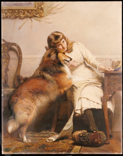 Sweethearts by Charles Burton Barber