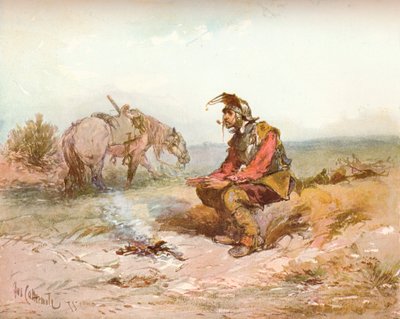 Langham Sketch: The Bivouac by Charles Cattermole
