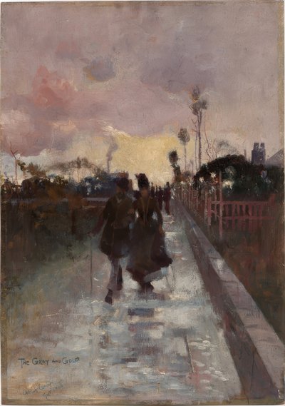 Going Home (The Gray and Gold) by Charles Edward Conder