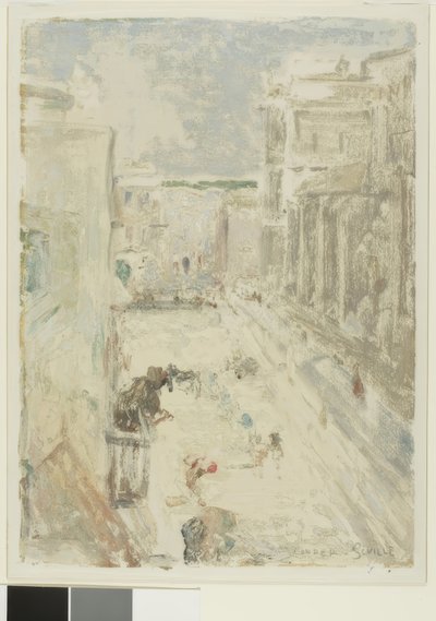 Street in Seville by Charles Edward Conder