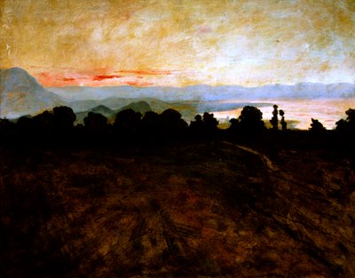 Jura and Lake Geneva by Charles Cottet