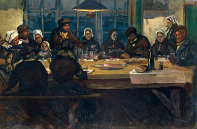 The Farewell Meal by Charles Cottet