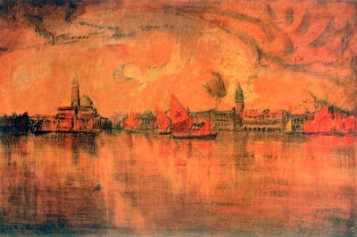 View of Venice from the Sea by Charles Cottet