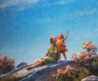 A Happy Moment by Charles Courtney Curran