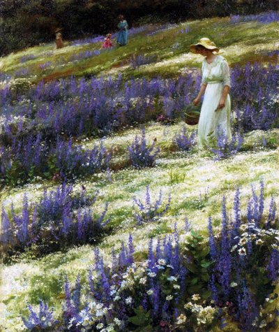 On a Hill by Charles Courtney Curran