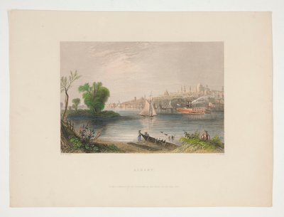 Albany, Illustration for Nathaniel Parker Willis by Charles Cousen