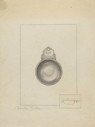 Pewter Porringer by Charles Cullen