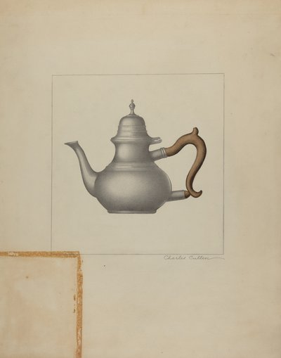 Pewter Teapot by Charles Cullen