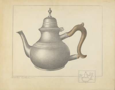 Pewter Teapot by Charles Cullen