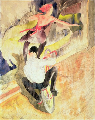 Bicycle Acrobats by Charles Demuth