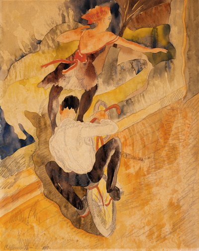 Bicycle Acrobats by Charles Demuth