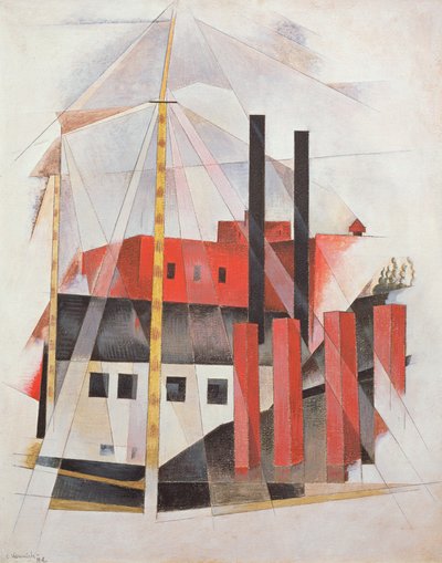 Piano Movers Holiday, 1919 by Charles Demuth