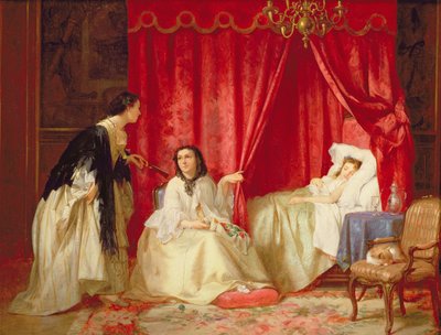 Visiting a Sick Friend by Charles Desire Hue