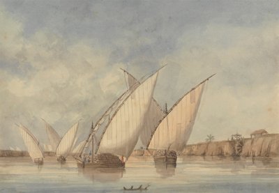 View on the Nile by Charles Dyce
