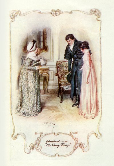 Introduced as Mr Henry Tilney by Charles Edmund Brock
