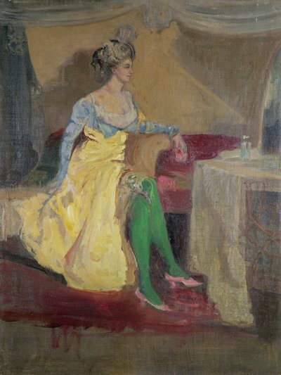 The Green Stockings by Charles Edward Conder