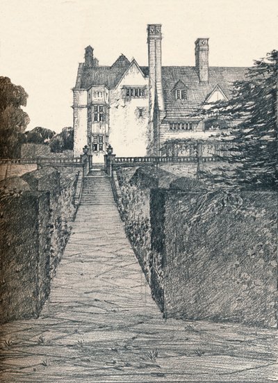 Tirley Court, Cheshire: East Side by Charles Edward Mallows