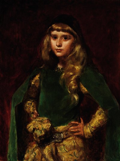Natalie at Ten, 1887 by Charles Emile Auguste Carolus Duran