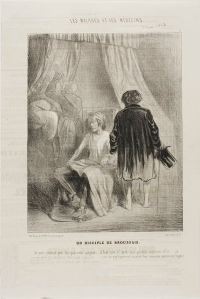 A Follower of Broussais (plate 7) by Charles Emile Jacque