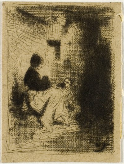 A Woman and her Child by Charles Emile Jacque