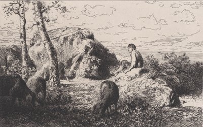 The Prodigal Son, ca. 1868 by Charles Emile Jacque