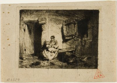 Nursemaid by Charles Emile Jacque