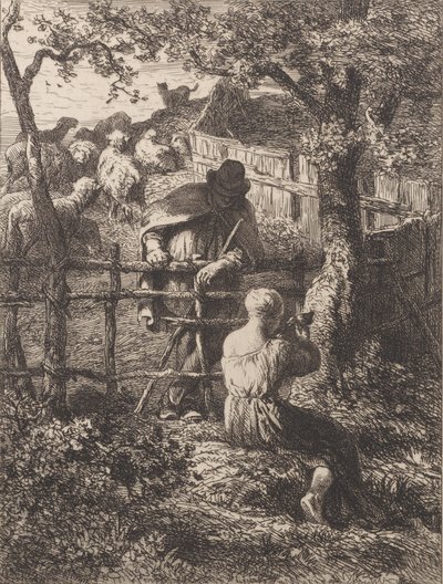Summer by Charles Emile Jacque