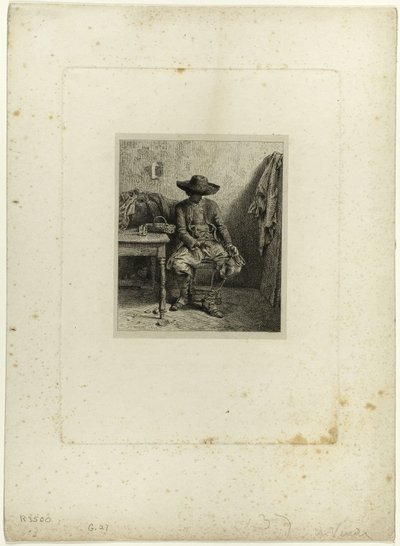 The Broken Crock by Charles Emile Jacque