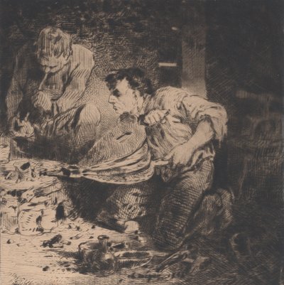 The Counterfeiters by Charles Emile Jacque