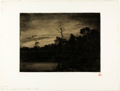 The Flight into Egypt by Charles Emile Jacque