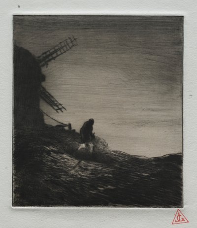 The Mill by Charles Emile Jacque