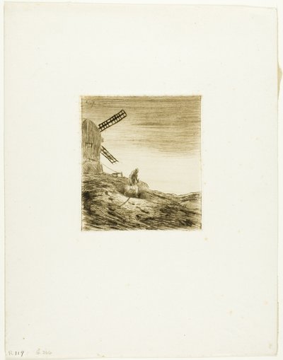 The Mill by Charles Emile Jacque