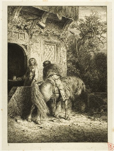 The Rider by Charles Emile Jacque
