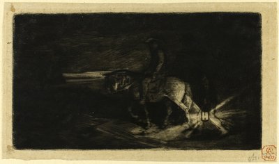 The Rider by Charles Emile Jacque