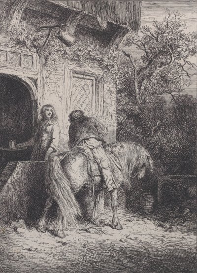 The Rider by Charles Emile Jacque