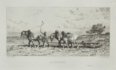 The Roller by Charles Emile Jacque
