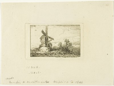 Windmill by Charles Emile Jacque