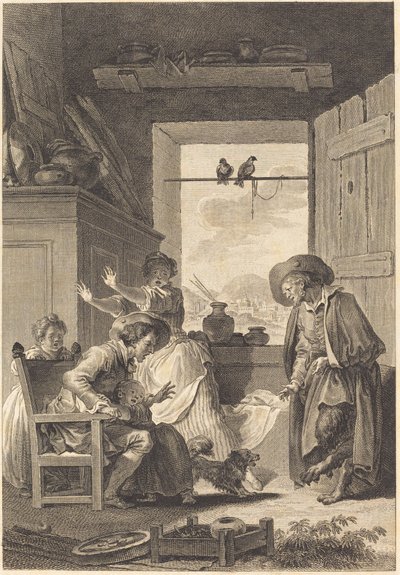 Belphegor by Charles Emmanuel Patas and Antoine Jean Duclos after Jean Honoré Fragonard