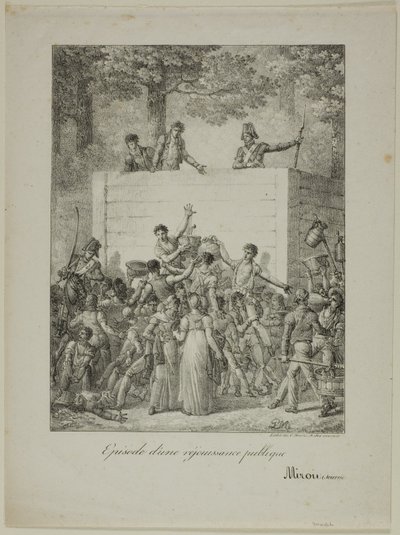 Public Rejoicing by Charles Etienne Pierre Motte