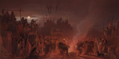 The Buffalo Dance by Charles Ferdinand Wimar