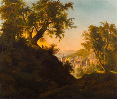 The Castle of Heidelberg by Charles Ferdinand Wimar