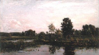 A Bend in the River Oise by Charles Francois Daubigny