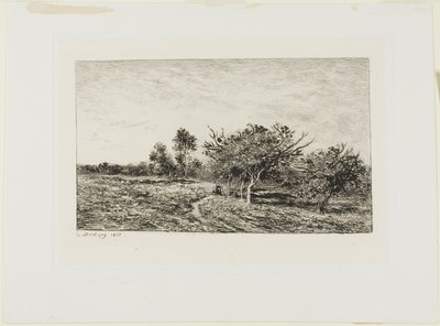 Apple Trees at Auvers by Charles Francois Daubigny