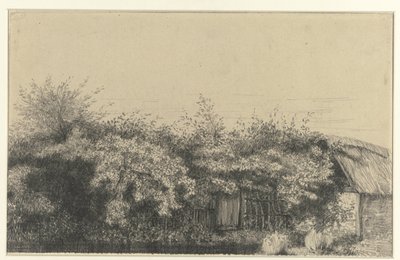 Overgrown Farmhouse, Normandy by Charles Francois Daubigny