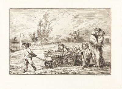 Boarding the Bottin by Charles Francois Daubigny