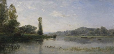 Landscape with a River by Charles Francois Daubigny