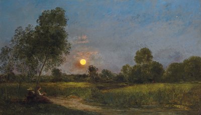 Moonrise, 1878 by Charles Francois Daubigny