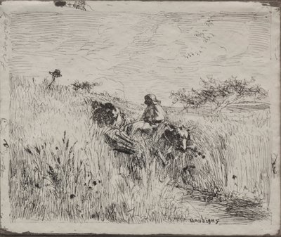 Path Through the Grain Field by Charles Francois Daubigny