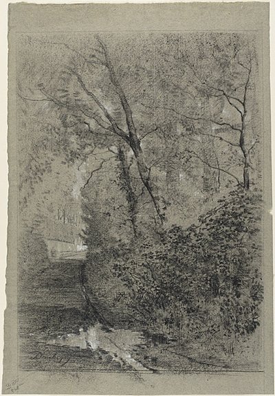 Path in the Woods by Charles Francois Daubigny