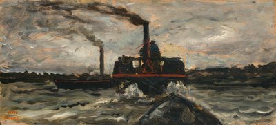 River Boat, c. 1860 by Charles Francois Daubigny